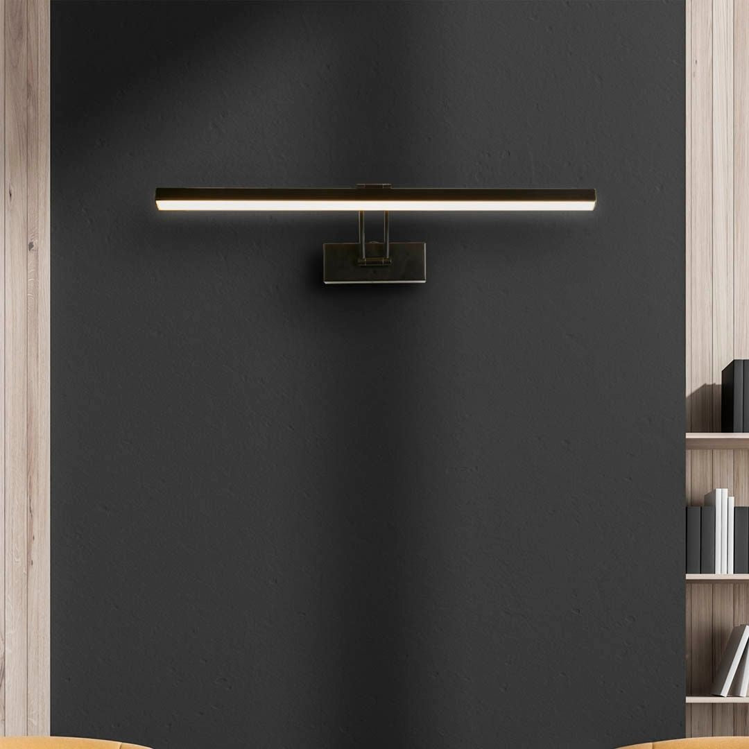 Freyza - Rhodes 60cm Black LED Picture Wall Light