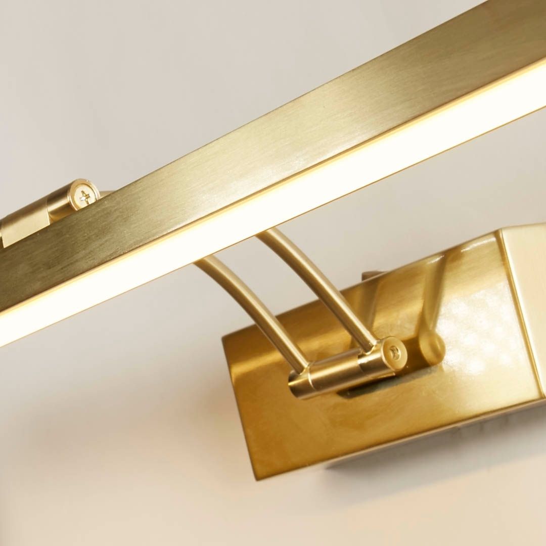 Freyza - Rhodes 60cm Satin Brass LED Picture Wall Light