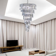 Freyza - Sigma 9 Light Chrome Chandelier Ceiling Light