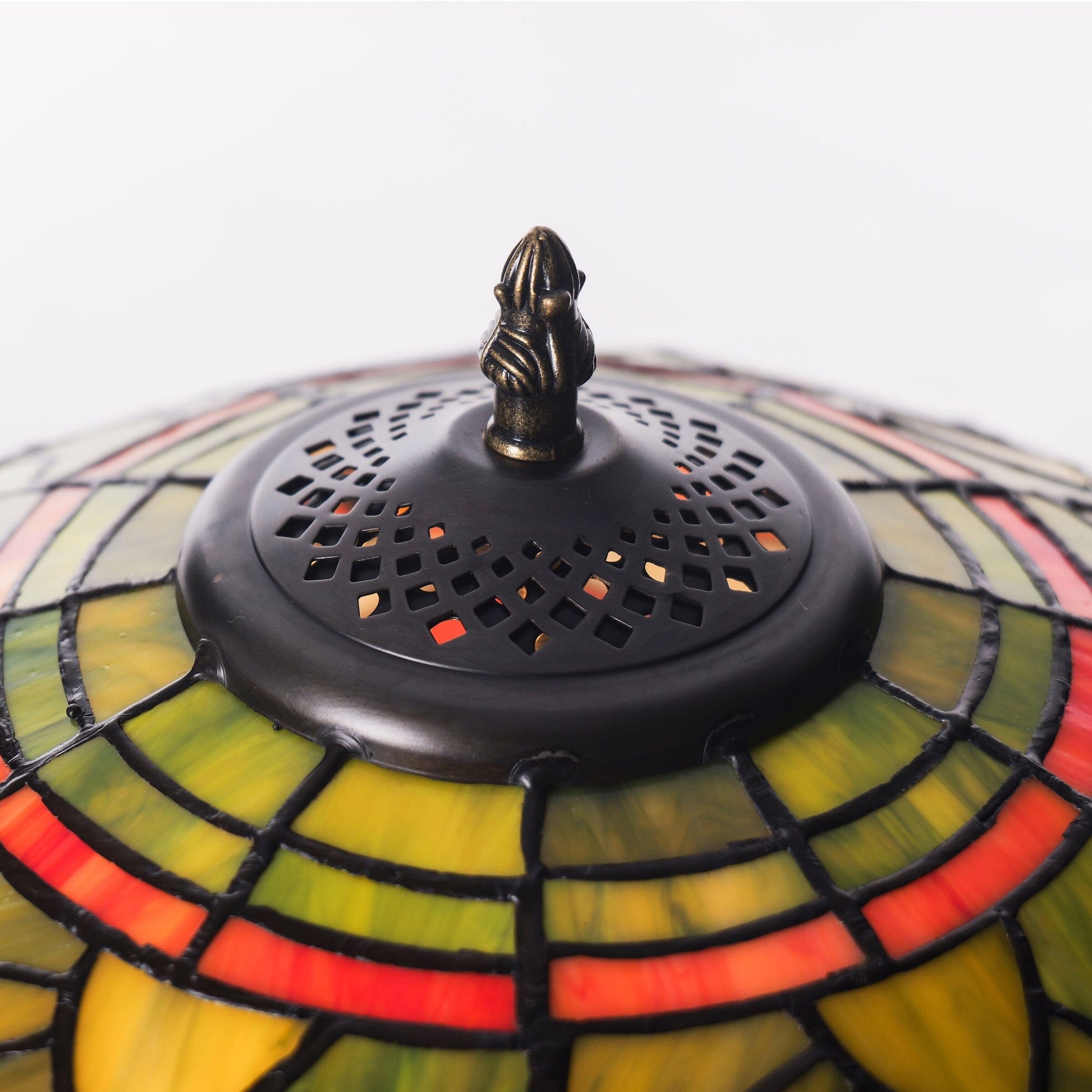 Luminara | Elegant Handcrafted Stained Glass Dragonfly Table Lamp 9