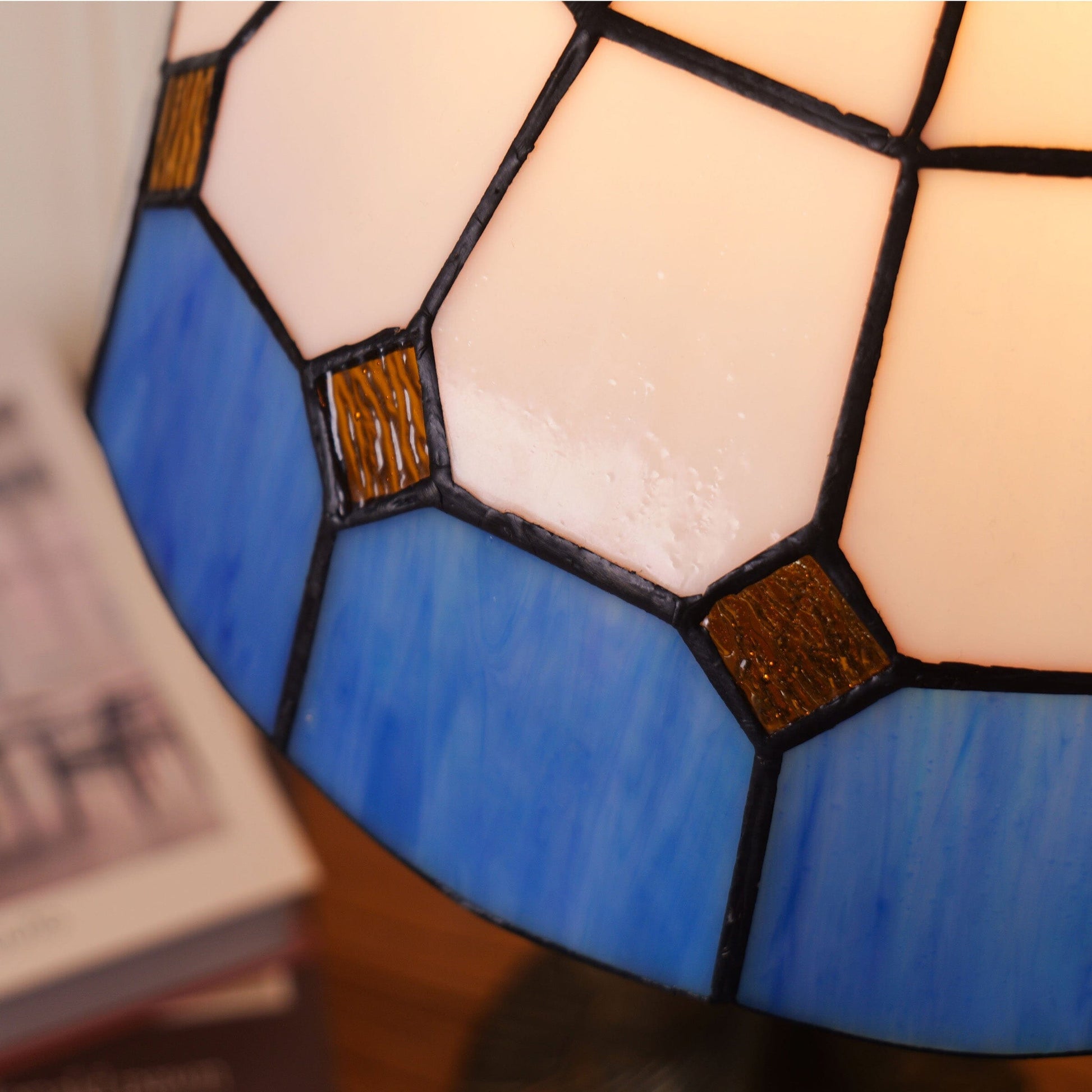 LuminaraCraft | Elegant Handcrafted Stained Glass Table Lamp 16