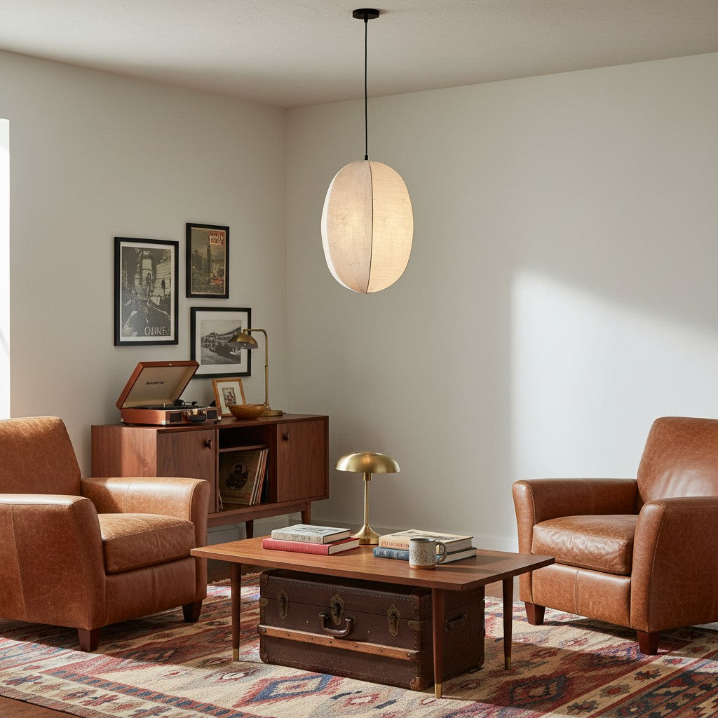 Freyza | Stoff-Pendelleuchte – Küche, Esszimmer