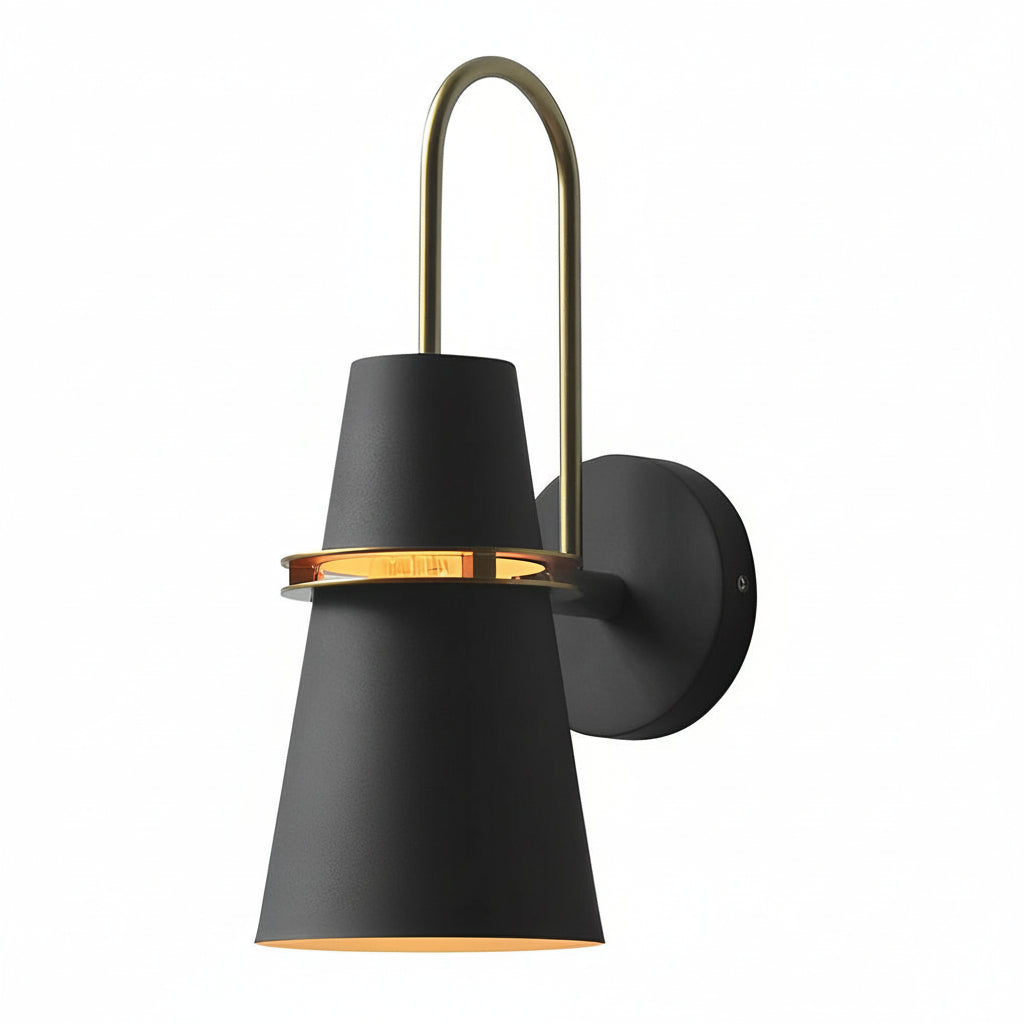 Freyza - Moderne nordische kreative Eisen-Wandleuchte – Minimalistische matte Metall-Wandlampe (E26/E27)