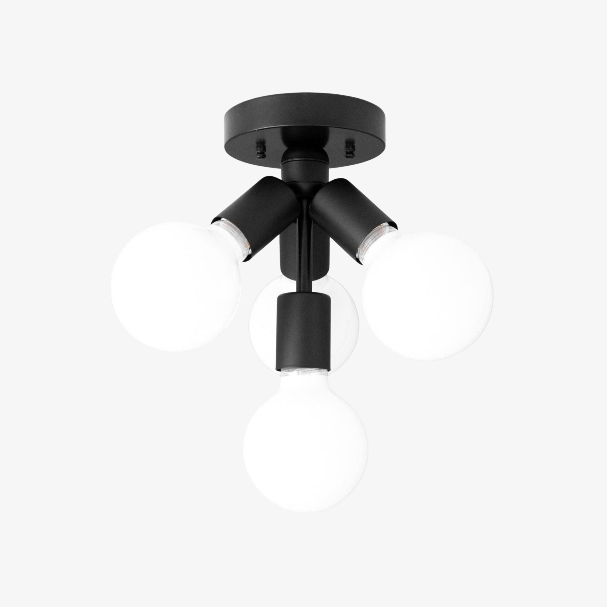 Freyza | Brass White Flush Mount Light – Bedroom Hallway