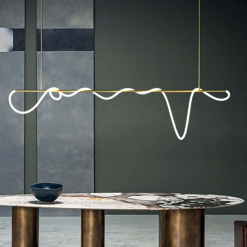 Freyza | Suspension dorée – Cuisine et salle à manger