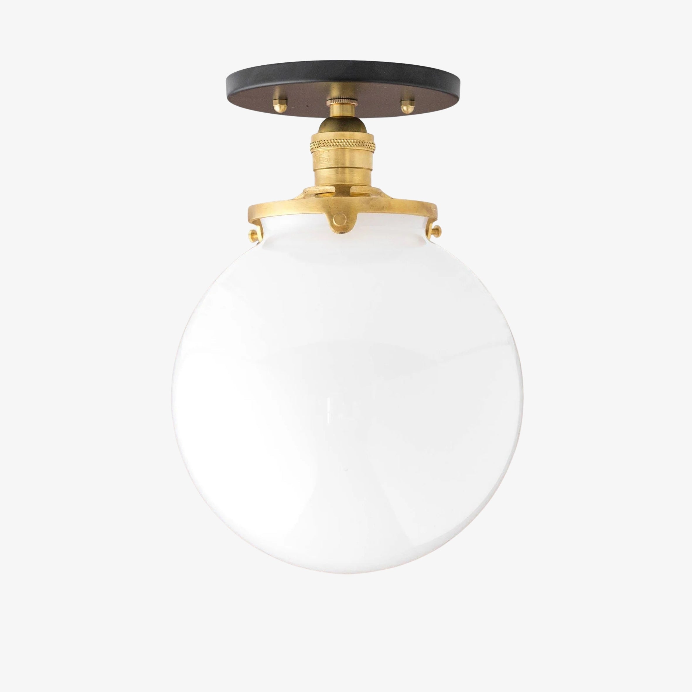Freyza | Flache Deckenleuchte aus Glas – Schlafzimmer Küche