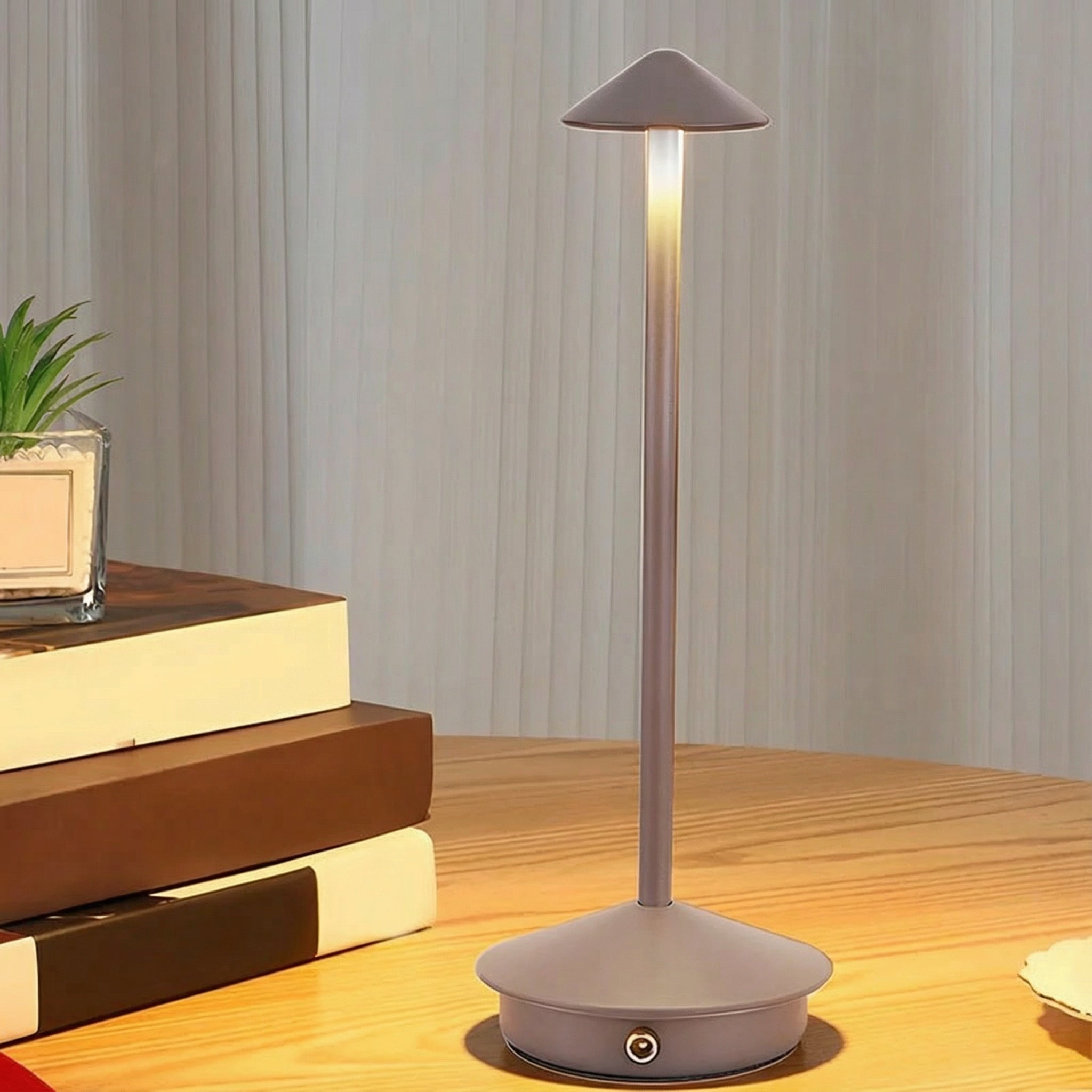 Freyza - Cordless LED Table Lamp Rechargeable Touch Dimming Metal 29cm / 11.4in 2000mAh 3 Color Modes