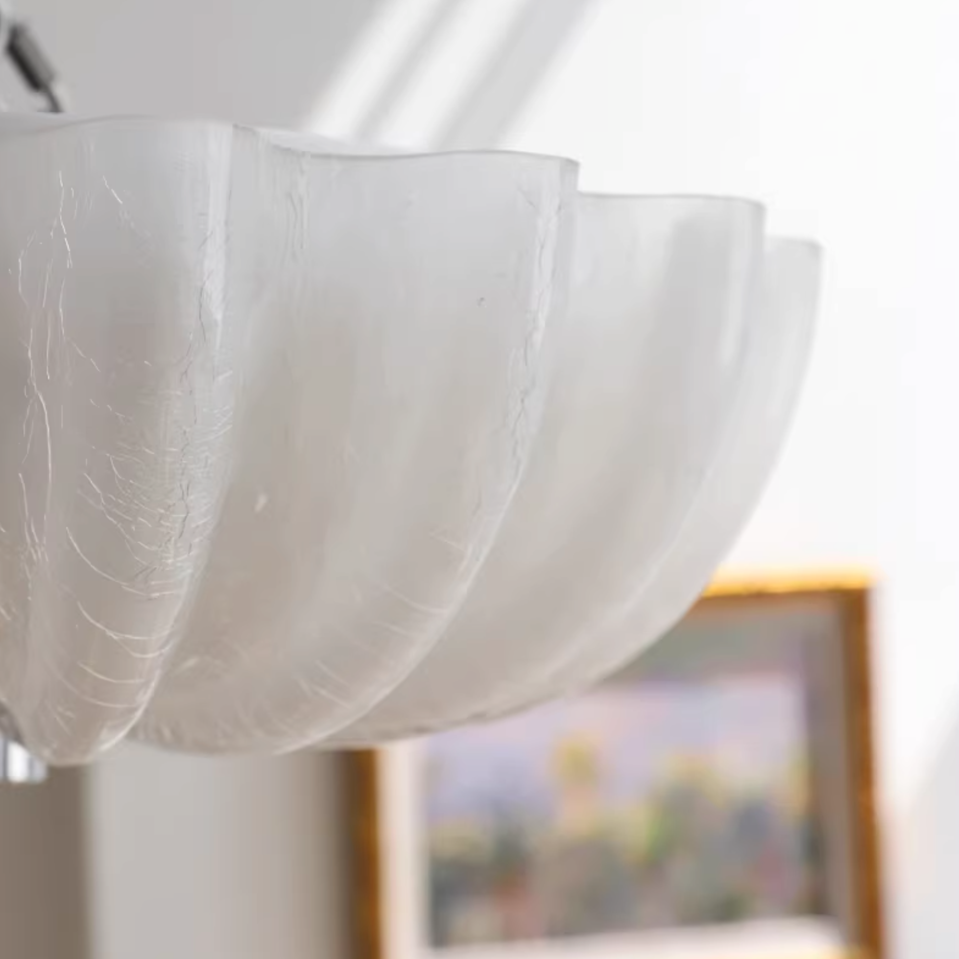 Freyza | Norduli Modern Flower Glass Ceiling Light – Modern Bedroom Living Room
