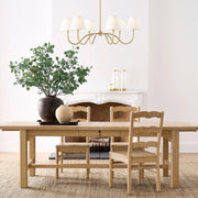 Freyza | Grace Multi-Head Fabric Chandelier