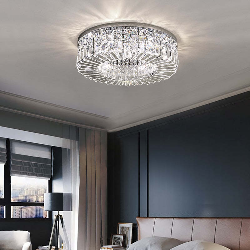 Freyza | Plafonnier encastré en cristal – Chambre, couloir, cuisine