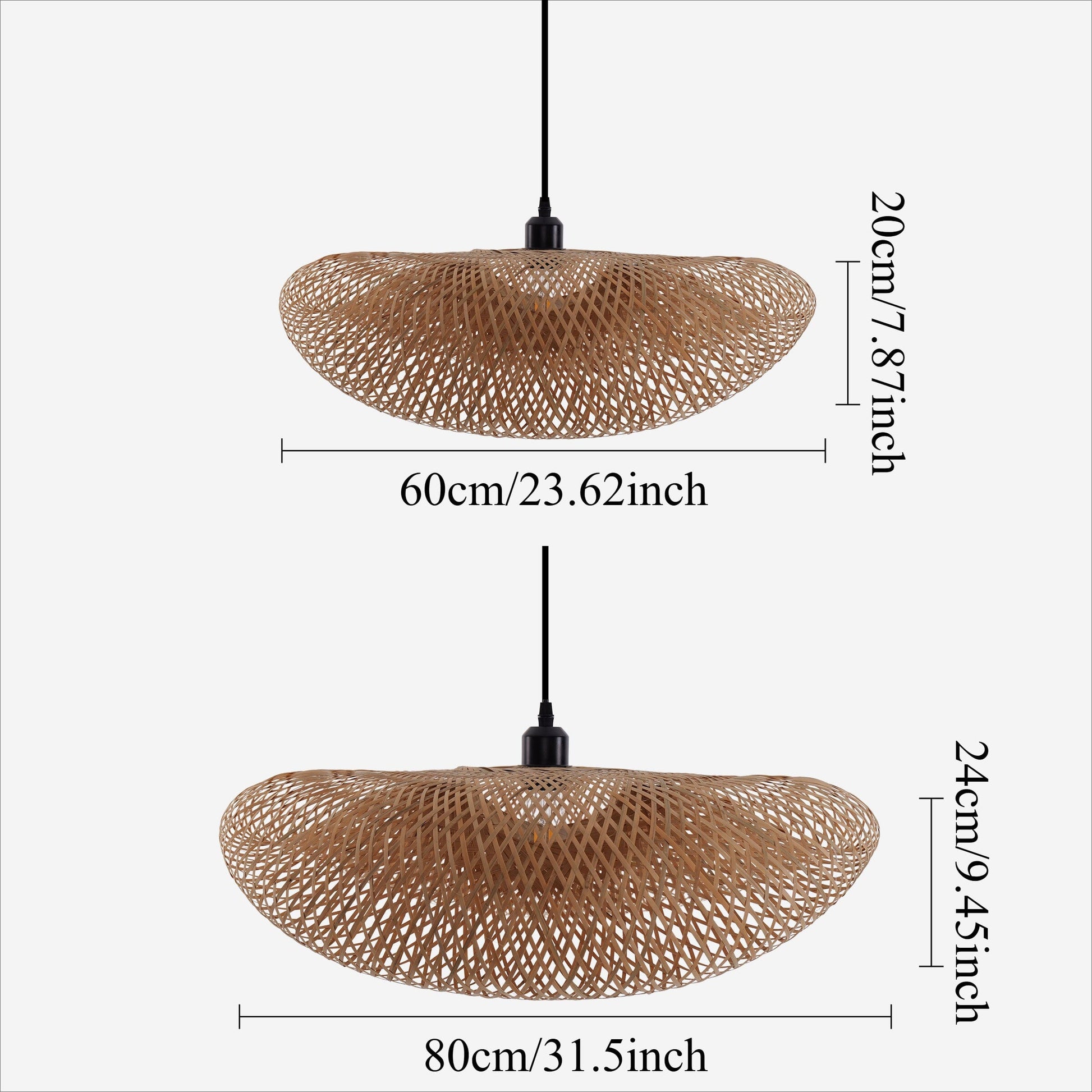 BambooGlow | Elegant Eco-Friendly Handmade Pendant Light Fixture 4