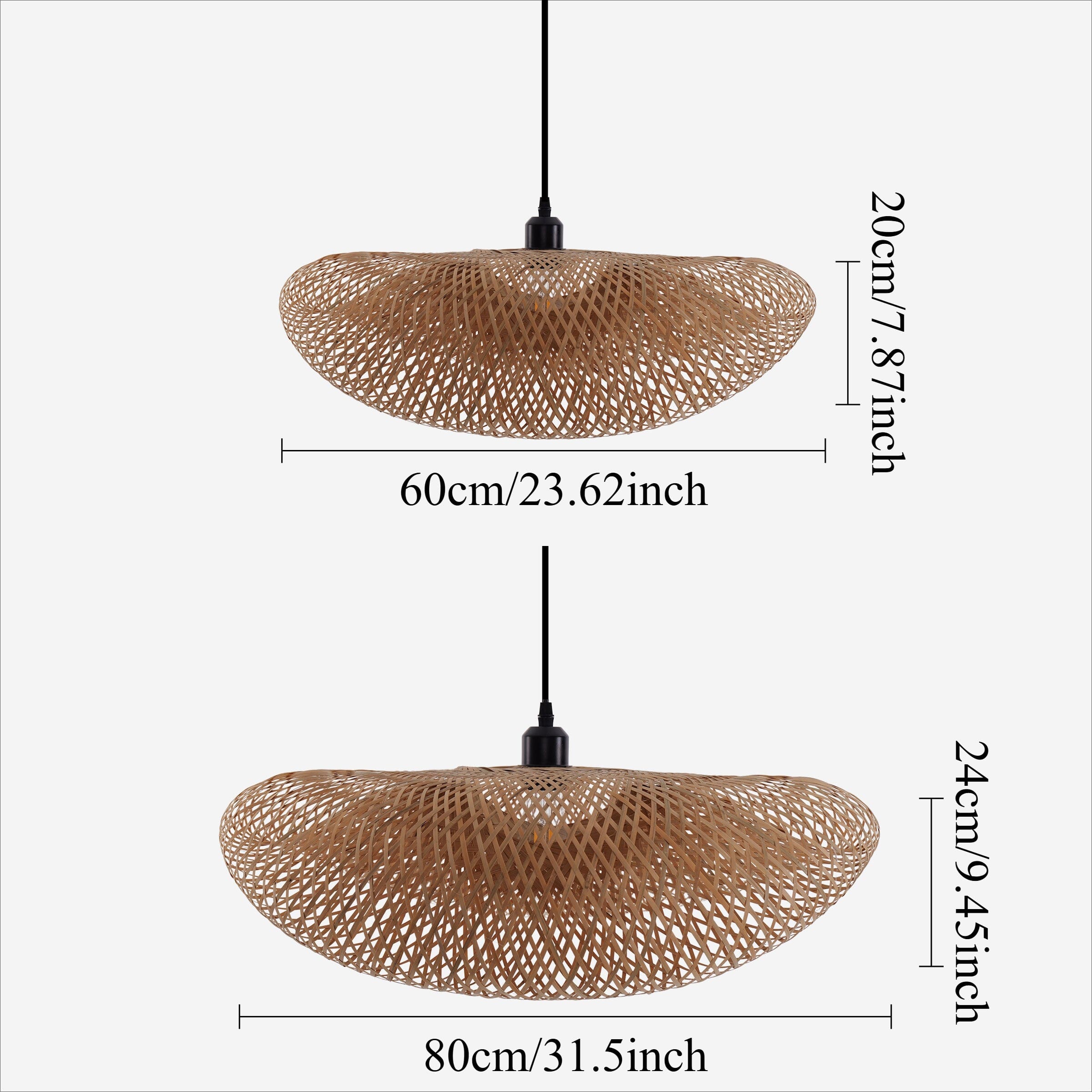 BambooGlow | Elegant Eco-Friendly Handmade Pendant Light Fixture 4