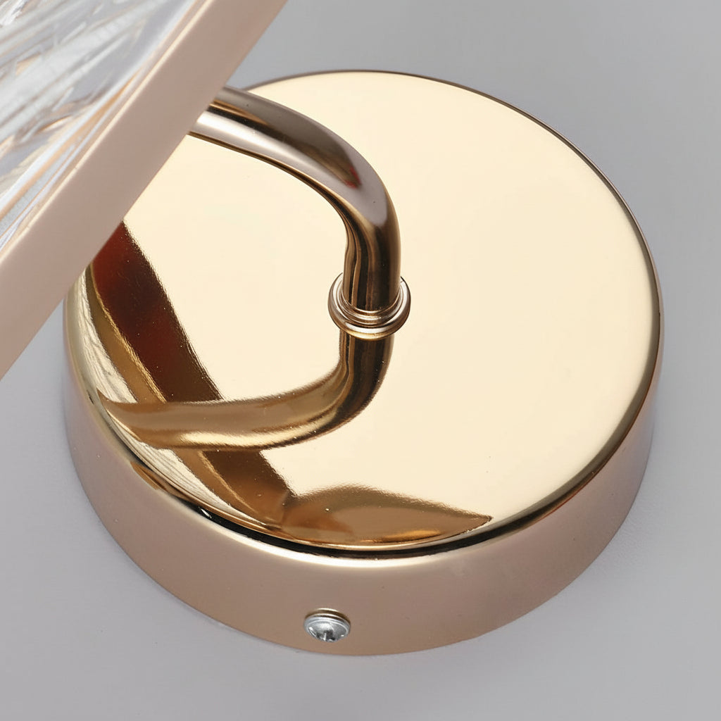 Freyza - LED Wall Sconce Light – Modern Butterfly Acrylic Gold (25x19cm / 9.8x7.5in)