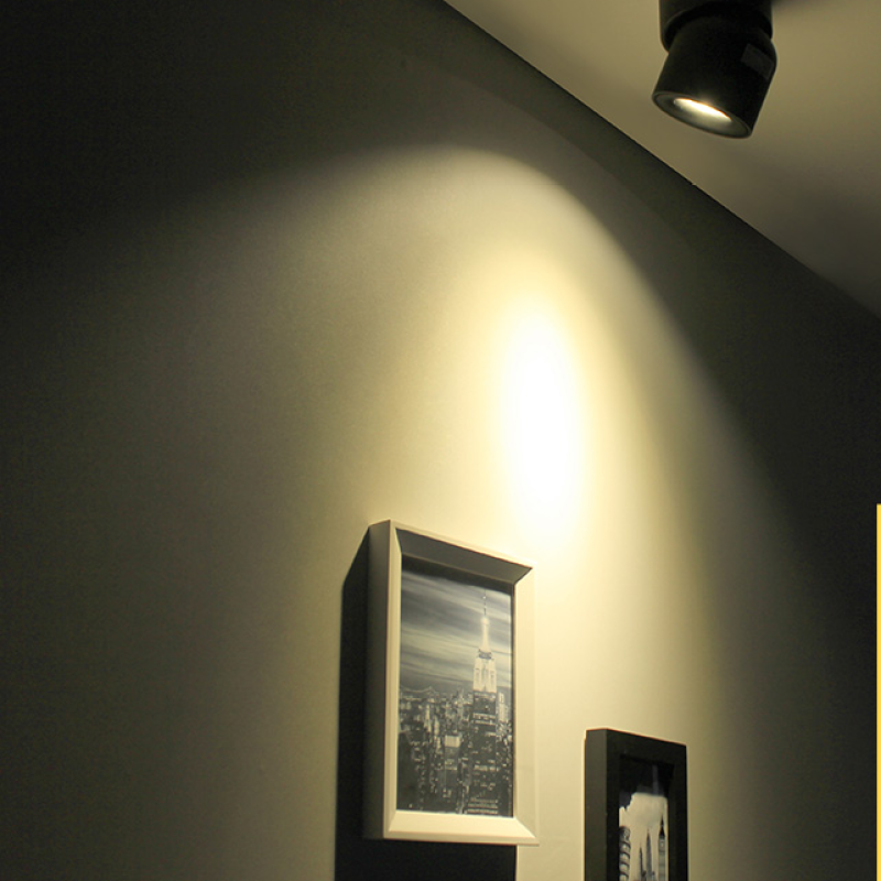 Freyza | Kilo Spotlight Modern Black White Flush Mount Ceiling Light – Modern Bedroom Hallway Kitchen