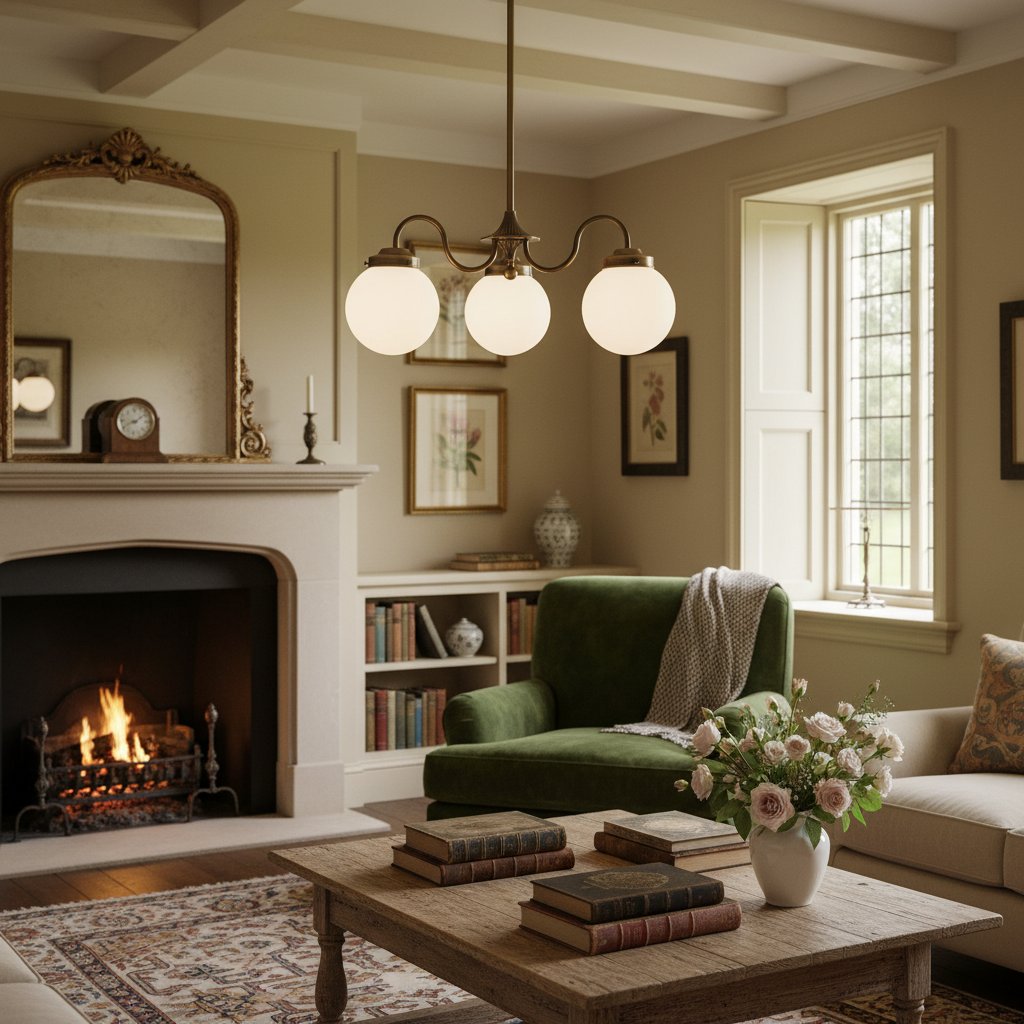 Freyza | 3-Light Glass Chandelier – Dining Room Living Room