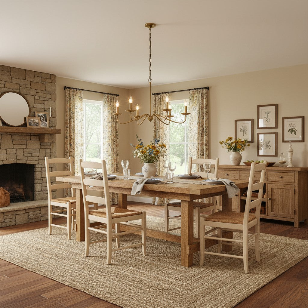 Freyza | Iron Chandelier – Minimalist Dining Room Living Room
