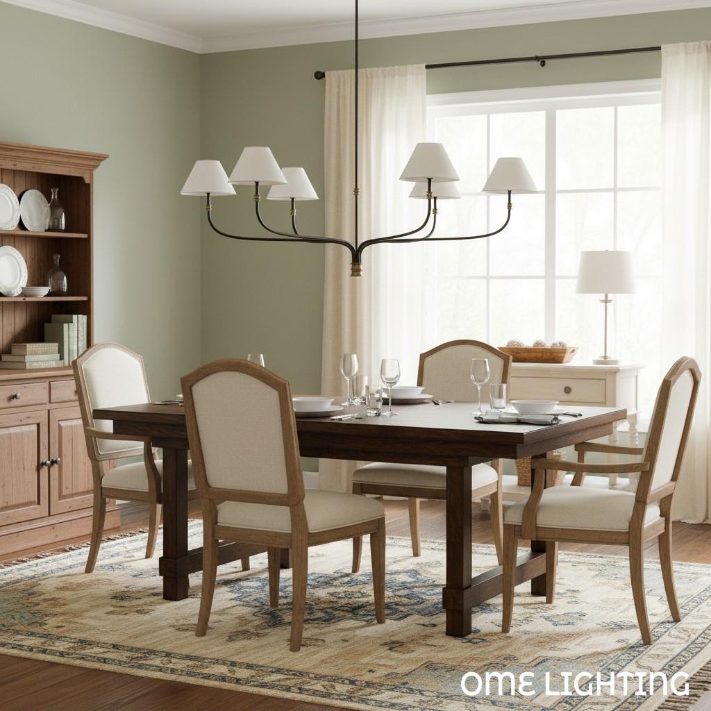 Freyza | Multi-Light Fabric Chandelier – Dining Room Living Room