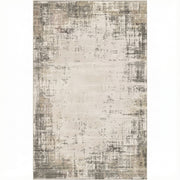 Freyza - Washable Modern Abstract Area Rug – Soft Stone Mist