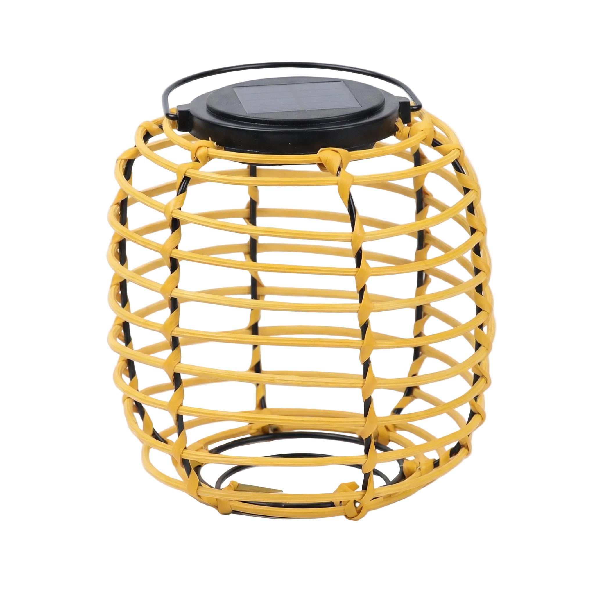 Freyza - Solar Lantern Garden Light Outdoor Waterproof LED Rattan 18cm