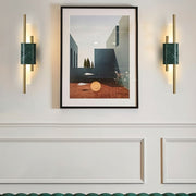 Freyza - Marble LED Wall Sconce Vertical Strip Gold Finish 50-60cm / 20-24in Postmodern Hallway Light