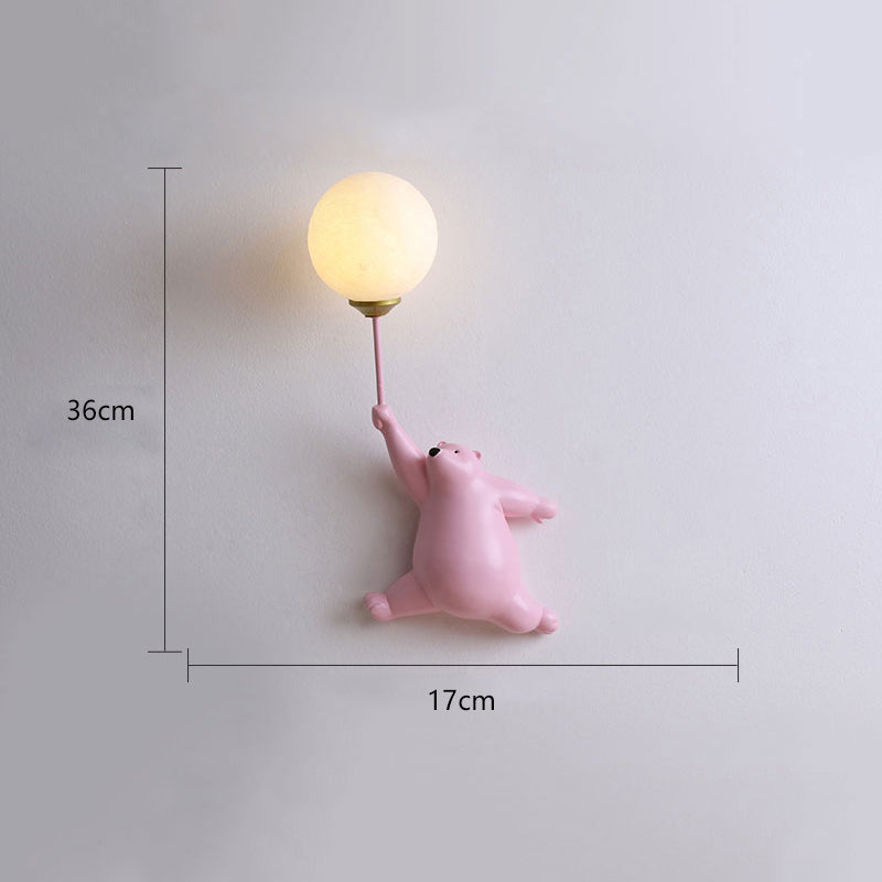 Freyza | Bear Balloon Wall Indoor Wall Light – Bedroom Living Room