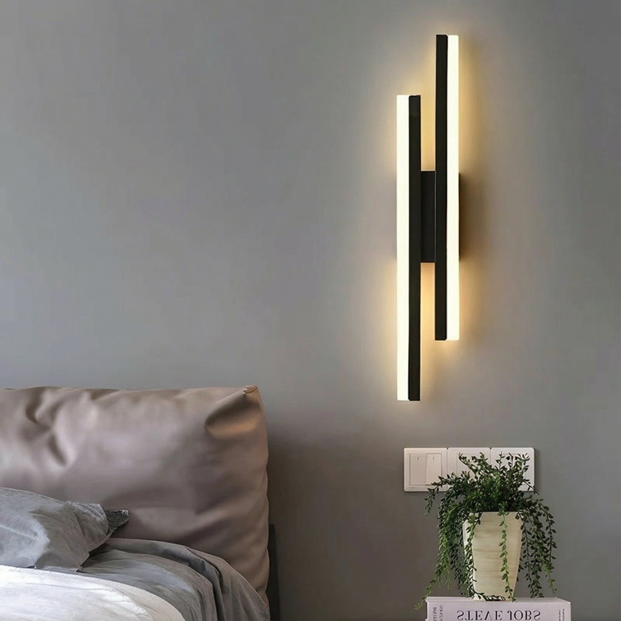 Freyza - Linear LED Wall Sconce Modern Minimalist Nordic Aluminum 50-65cm