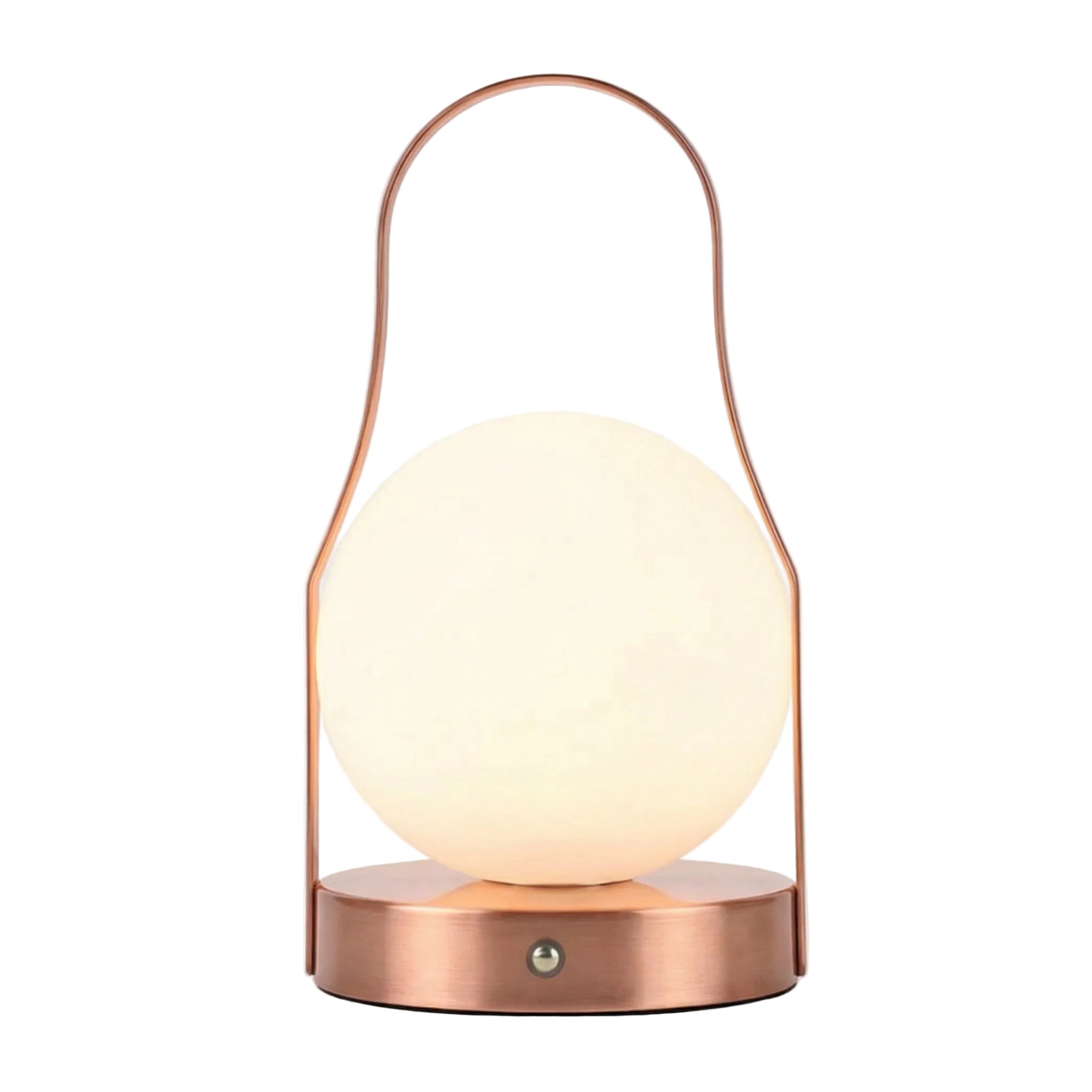 Freyza - Rechargeable LED Table Lamp Cordless Brass Touch Dimmer Lantern 23.5cm / 9.3in