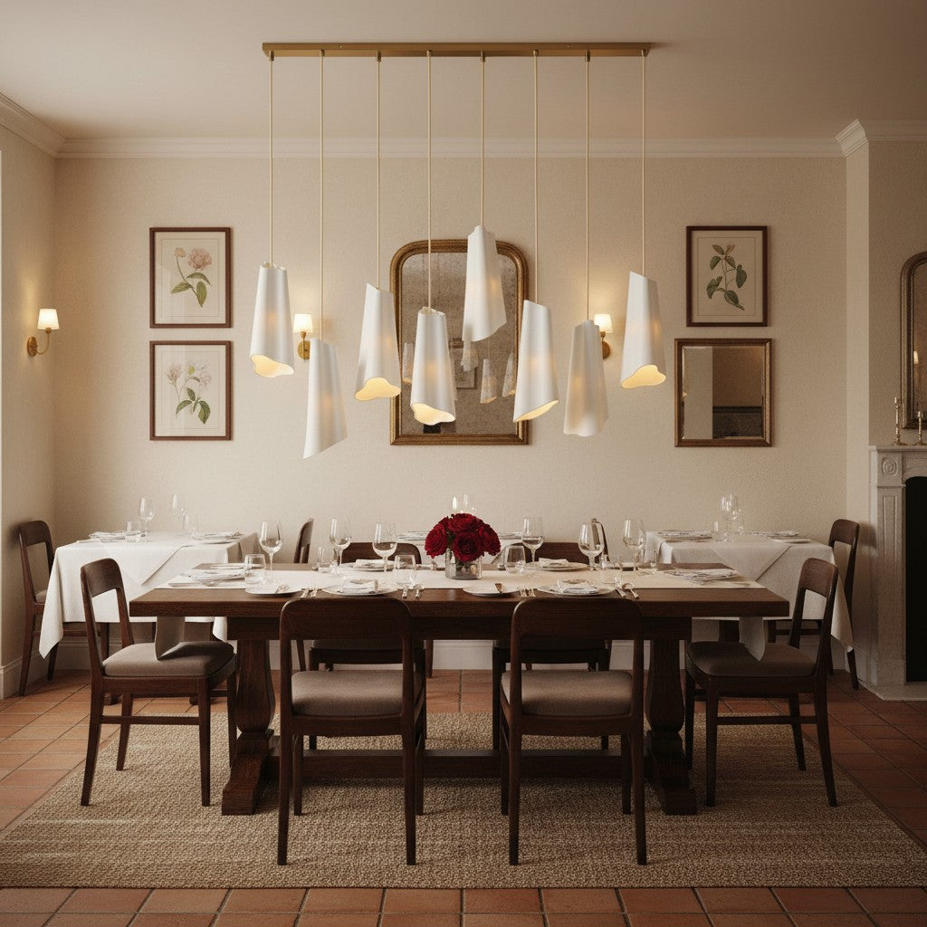 Freyza | Multi-Light Ceramic Pendant Light – Kitchen Dining Room