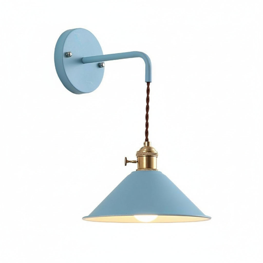 Freyza - LED Wall Sconce – Nordic Funnel Aluminum Black White Gold (Integrated LED & 10-25cm)