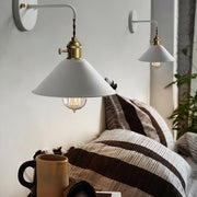 Freyza - LED Wall Sconce – Nordic Funnel Aluminum Black White Gold (Integrated LED & 10-25cm)