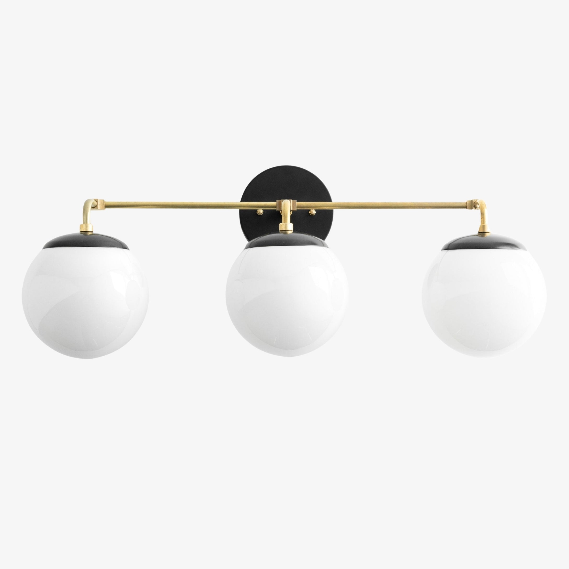 Freyza | 3-flammige Glas-Wandleuchte – Wohnzimmer, Flur