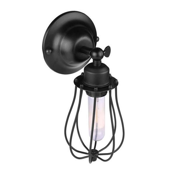 Freyza - Industrial Droplet Cage Wall Lamp