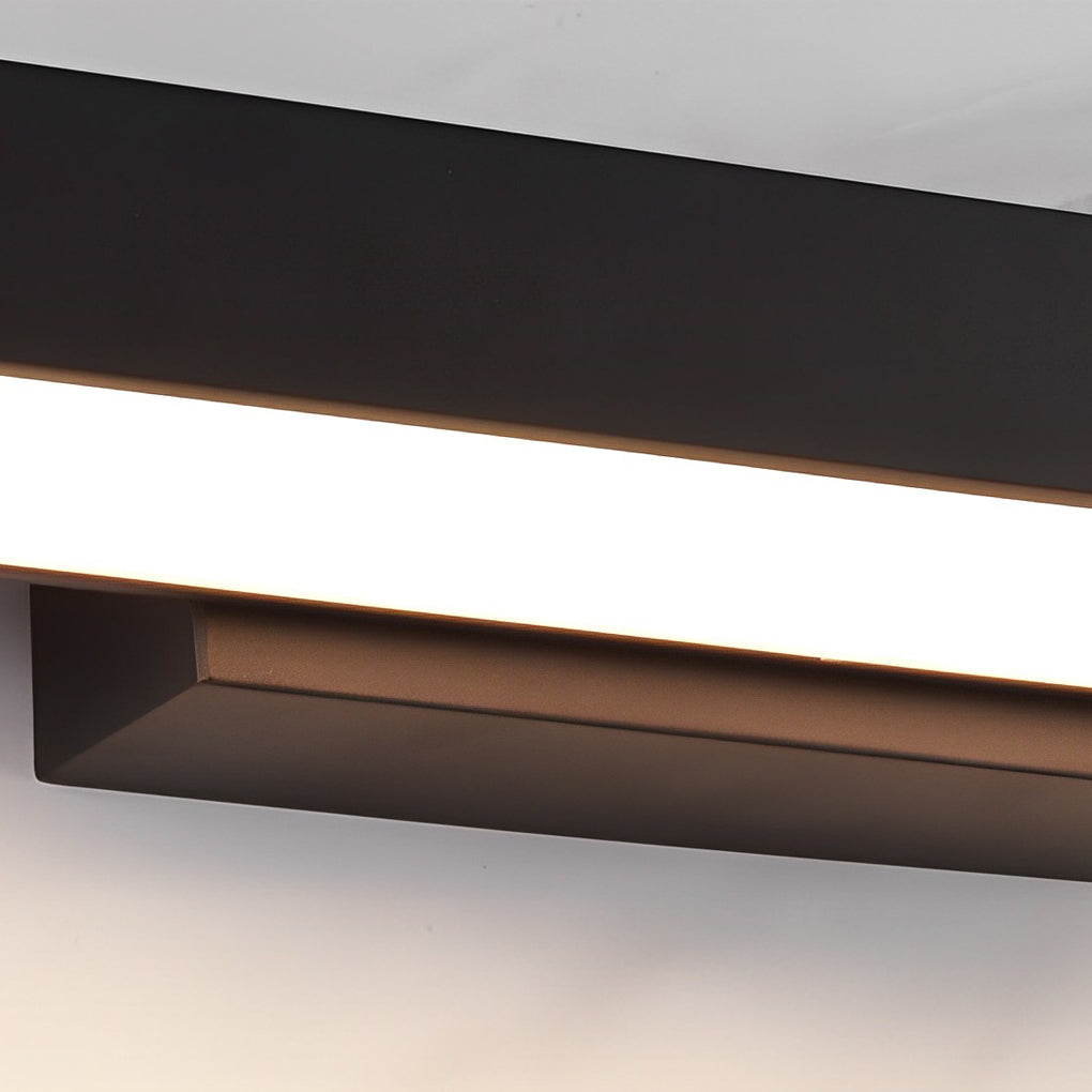 Freyza - Modern LED Outdoor Wall Sconce, Waterproof Stainless Steel, Black Finish, IP65 Exterior Fixture