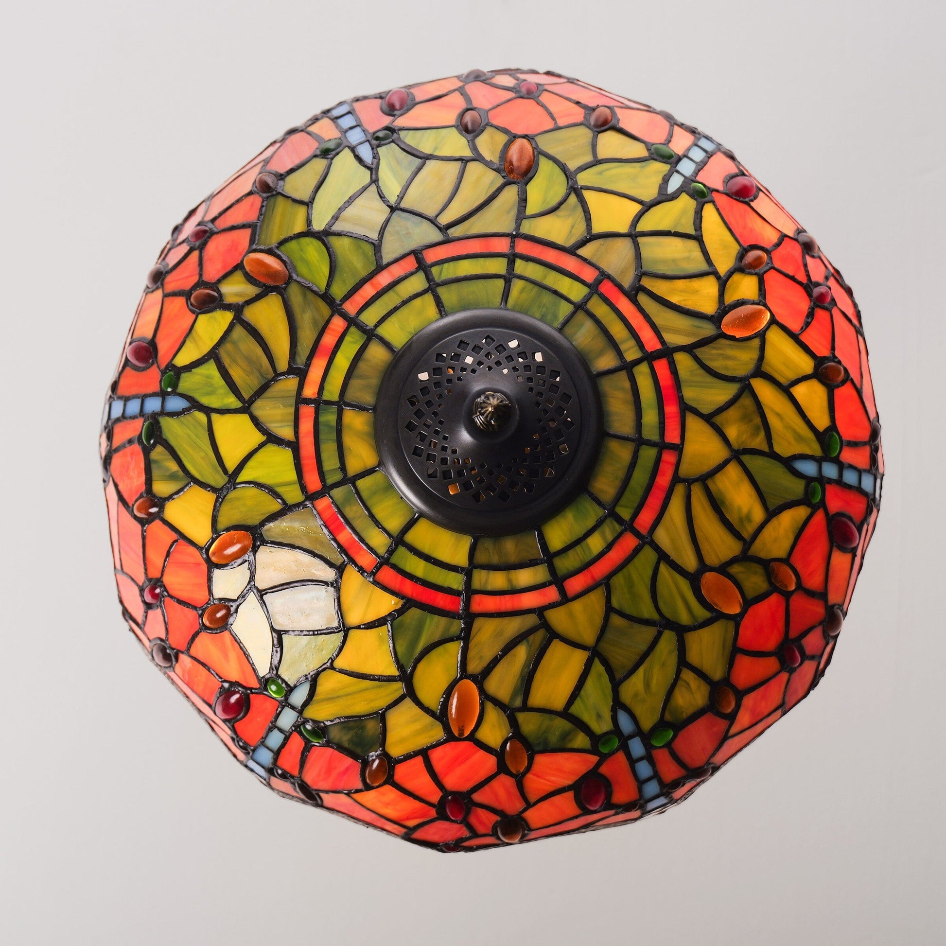 Luminara | Elegant Handcrafted Stained Glass Dragonfly Table Lamp 11