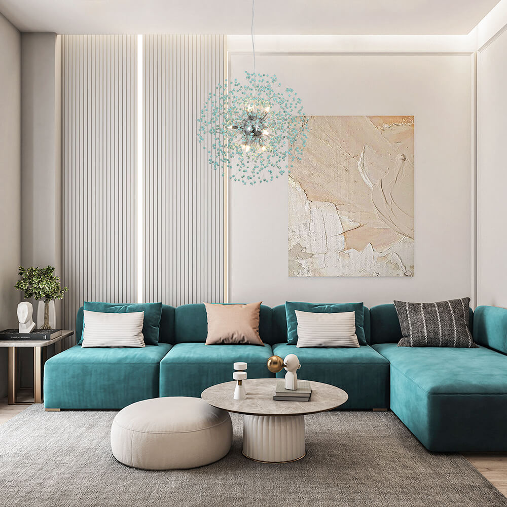Freyza | Sinke Modern Firework Chandelier – Modern Dining Room Living Room