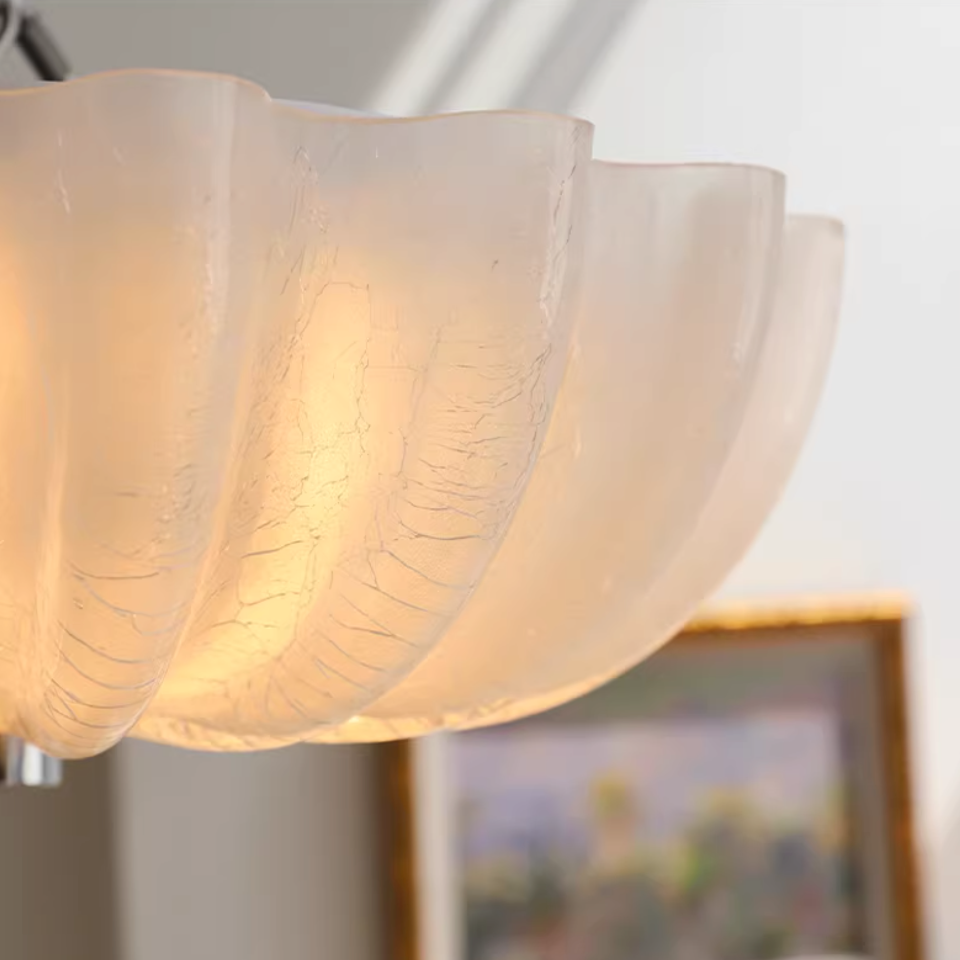 Freyza | Norduli Modern Flower Glass Ceiling Light – Modern Bedroom Living Room