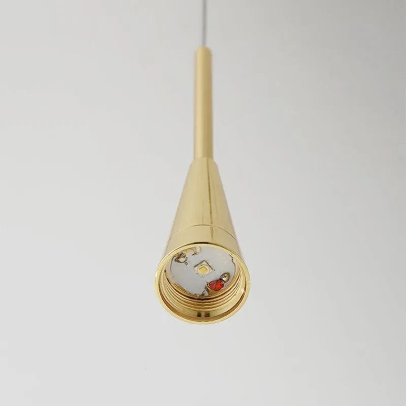 Freyza | Teardrop Gold Pendant Gold Pendant Light – Kitchen Dining Room
