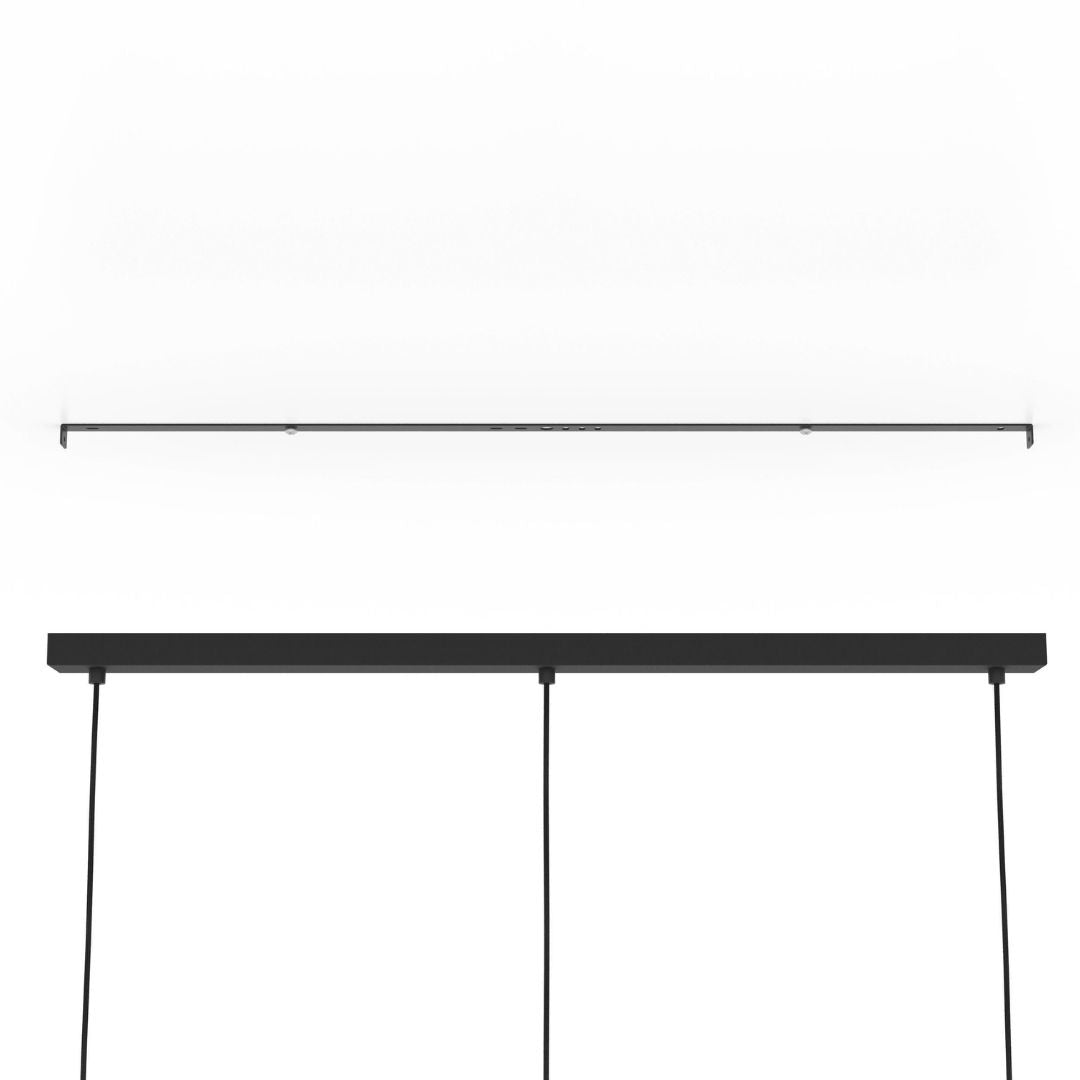Freyza - Venezuela 3 Light Black & Gold Ceiling Pendant Bar