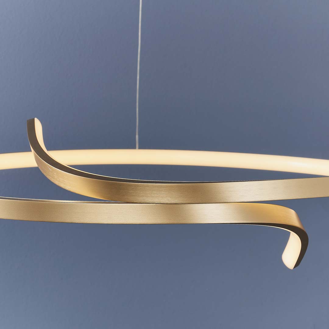 AuroraGold | Sleek Elegant LED Ceiling Pendant Light Fixture 3