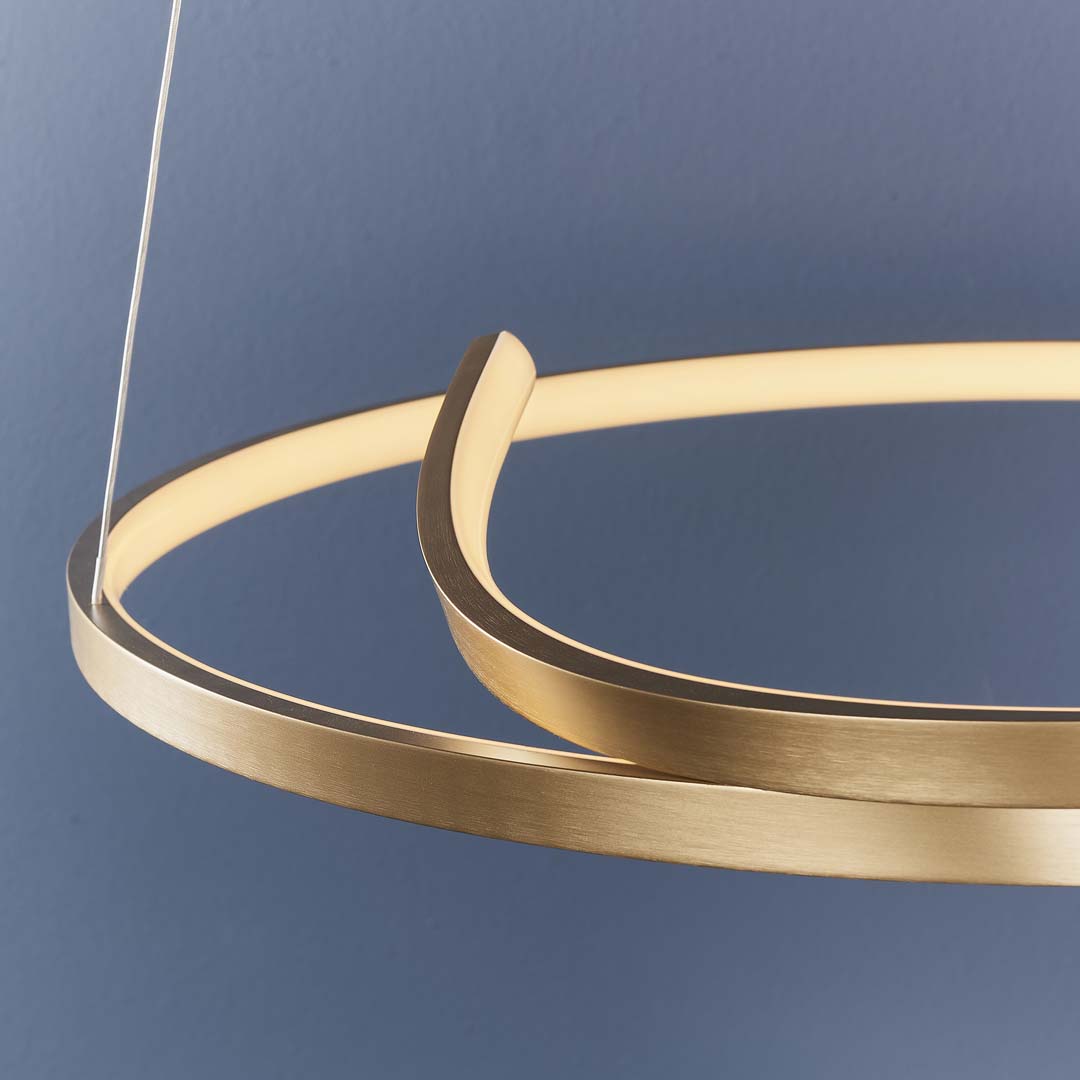 AuroraGold | Sleek Elegant LED Ceiling Pendant Light Fixture 4