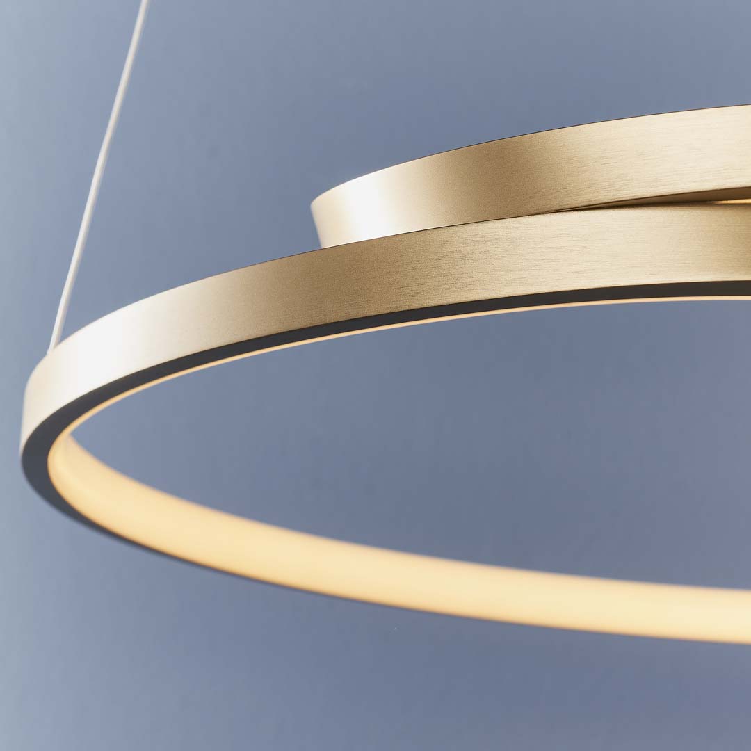 AuroraGold | Sleek Elegant LED Ceiling Pendant Light Fixture 6
