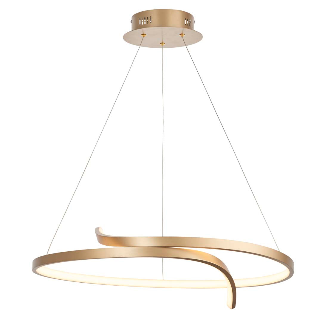 AuroraGold | Sleek Elegant LED Ceiling Pendant Light Fixture 8