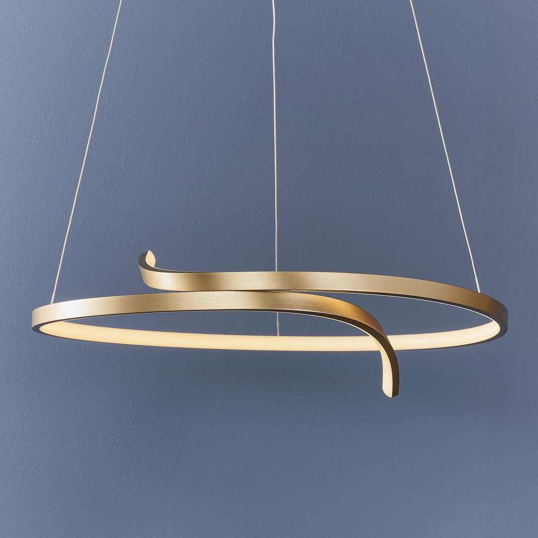 AuroraGold | Sleek Elegant LED Ceiling Pendant Light Fixture 1