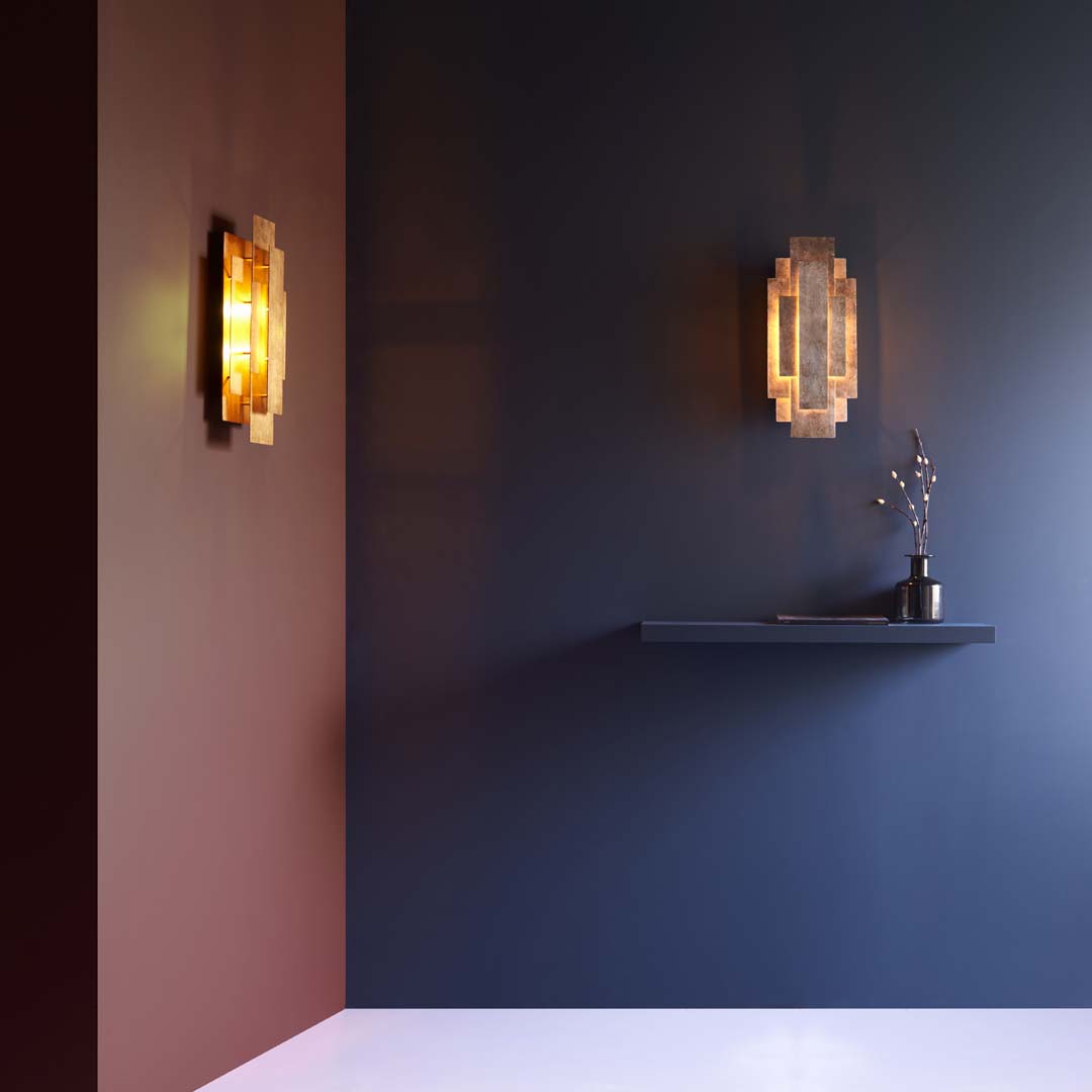 AuroraGold | Elegant Antique Two-Light Wall Bracket Fixture 14