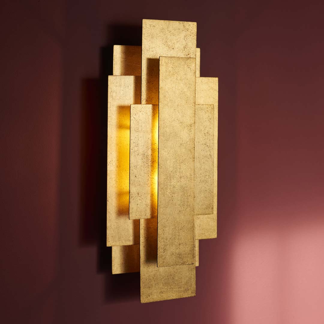AuroraGold | Elegant Antique Two-Light Wall Bracket Fixture 4