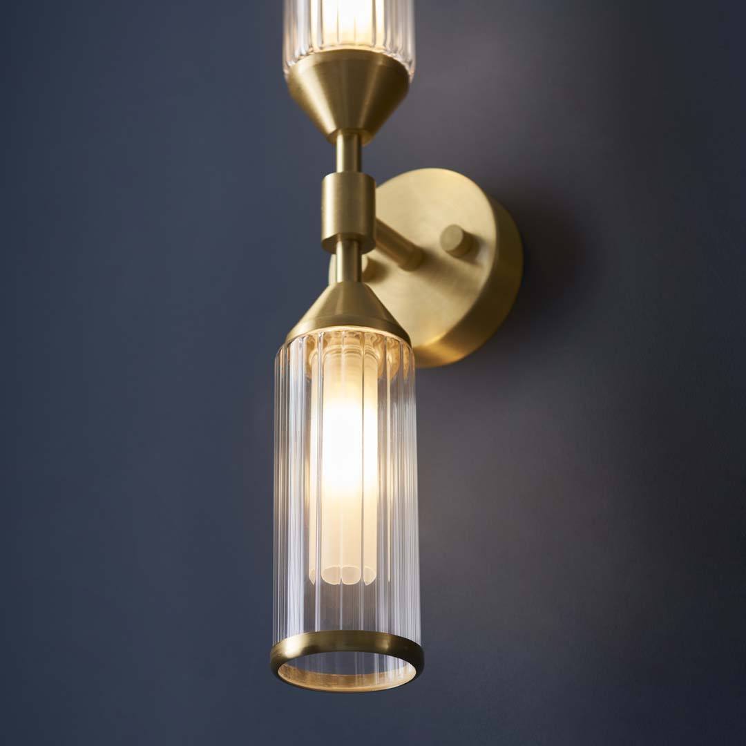 Freyza - Botero 2 Light Satin Brass Wall Bracket