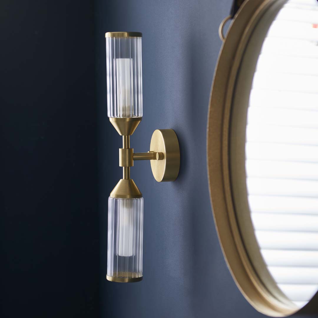 Freyza - Botero 2 Light Satin Brass Wall Bracket