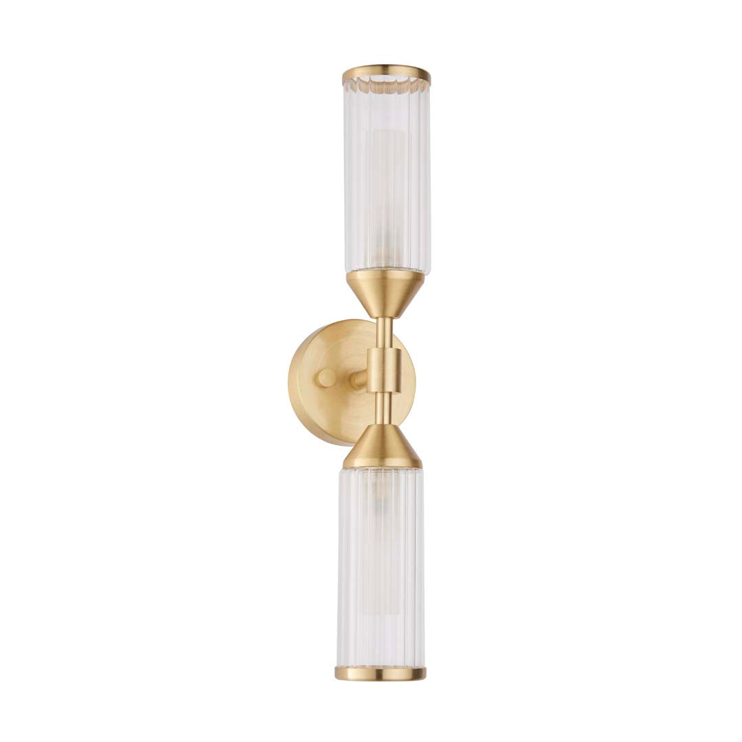 Freyza - Botero 2 Light Satin Brass Wall Bracket