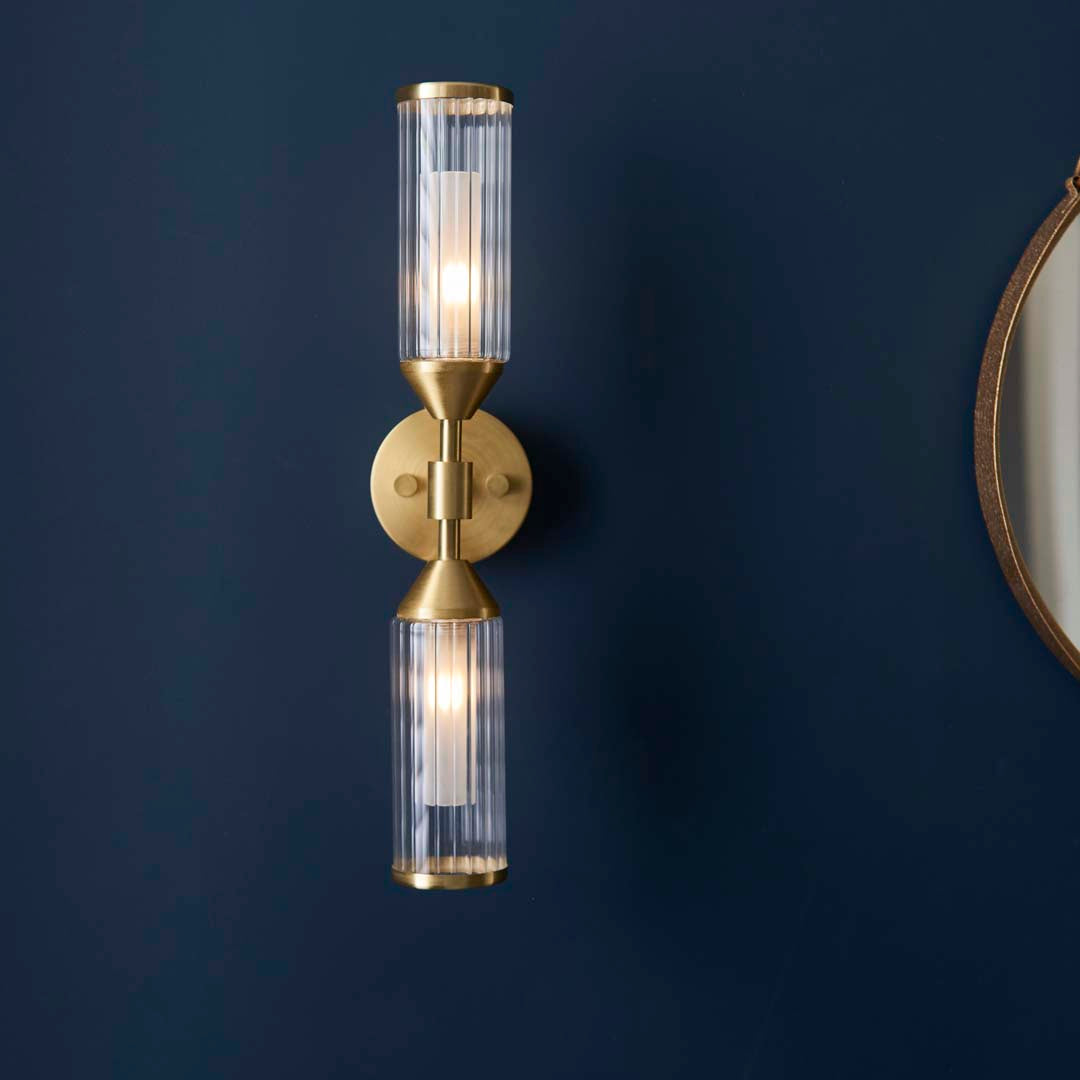 Freyza - Botero 2 Light Satin Brass Wall Bracket