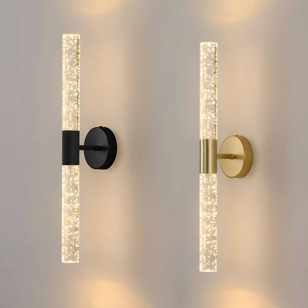 Freyza - Cylinder Wall Sconce Tube Iron Acrylic LED 50cm / 20in Modern Vanity Light